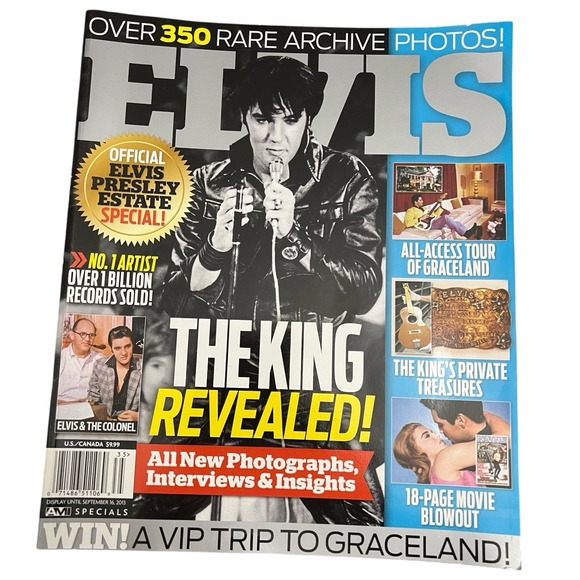 AMI Specials Other - Elvis Presley The King 2013 Official Collector Edition Magazine Graceland